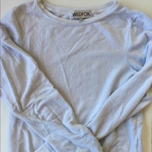 🎉Party Sale🎉 Wildfox Classic BBJ White Sweater